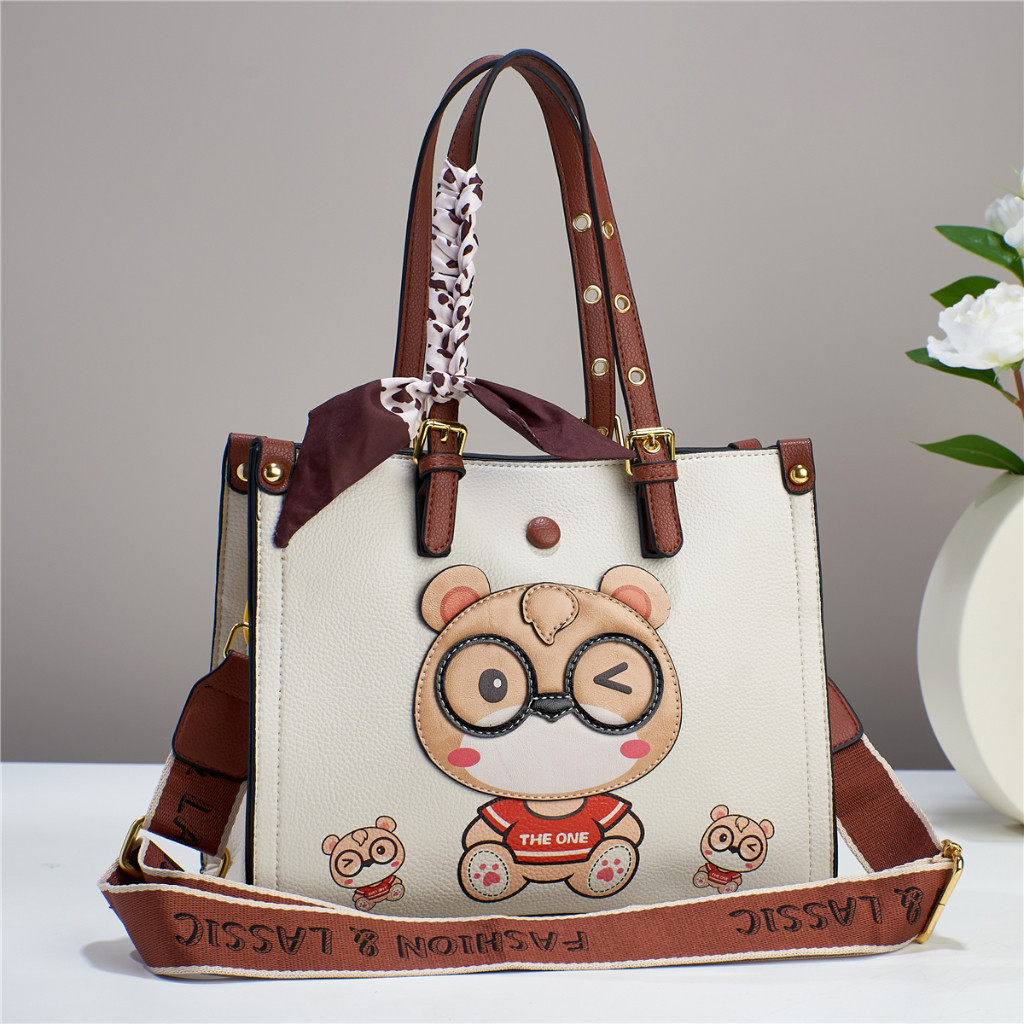 Bili Bear One Premium กระเป๋าถือเด็กผู้หญิงนําเข้ากระเป๋าสะพายผู้หญิงนําเข้ากระเป๋าสะพายสาวสลิงกระเป