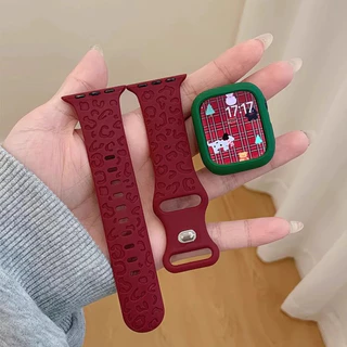สายนาฬิกาข้อมือซิลิโคน TPU แบบเปลี่ยน สําหรับ Apple watch series 9 8 7 6 ultra 2 49/45 มม. i watch 5 4 se 3 44 42 41 มม. 38 40 มม.