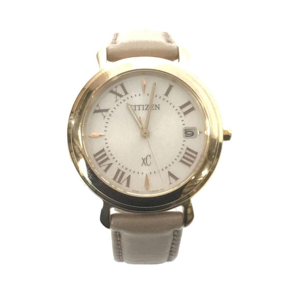 Citizen WH wht I Wrist Watch leather Women Direct from Japan Secondhand