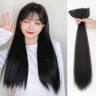 แฮร์พีช เสริมผมหนา เพิ่มวอลลุ่ม ยาว40/50/60cm ไหมนิ่ม ดูเป็นธรรมชาติ