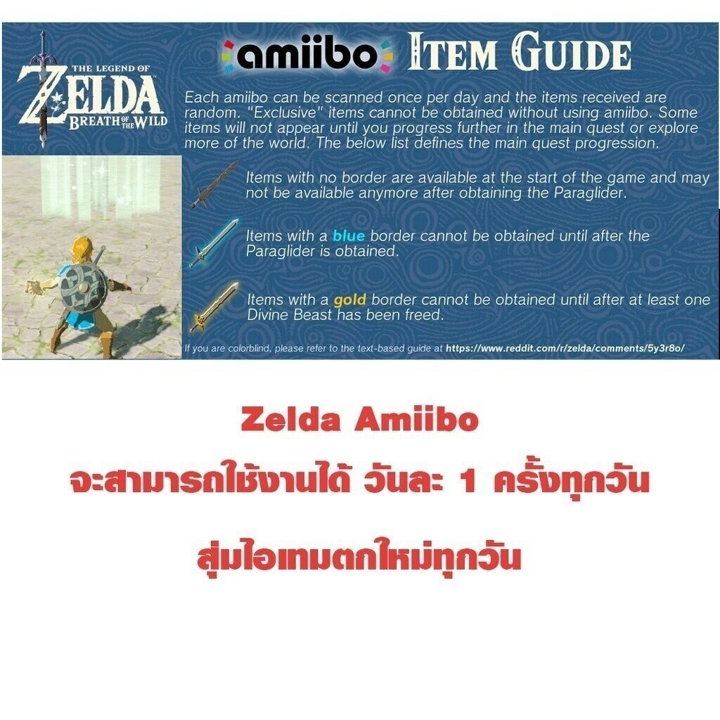 [Amiibo Coin] Zelda Tears Of The Kingdom / Breath Of The Wilds Coin NFC Nintendo switch อะมิโบ้ เซลด้า / Link อะมิโบ้