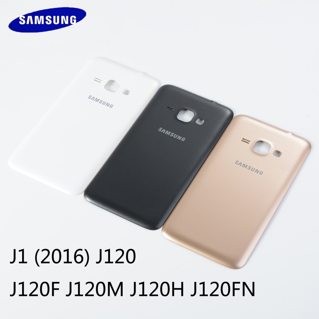 สําหรับ Samsung Galaxy J1 2016 J120 J120F J120H J120M J120FN แบตเตอรี่ปกหลังประตูเปลี่ยน Pa