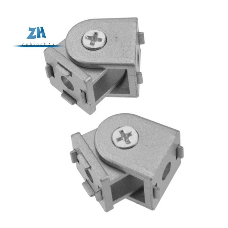 ข้อต่ออลูมิเนียมอัลลอย 2 ชิ้น สําหรับโปรไฟล์การอัดรีดอลูมิเนียม 2020 Series Pivot Joint 2020