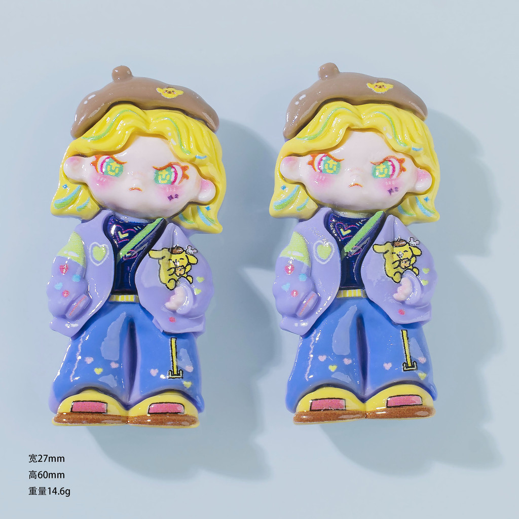 [17 #] จี้เรซิ่น รูปหมู Dora Cross-Dressing สําหรับตกแต่งเคสโทรศัพท์มือถือ รองเท้า diy ZQ