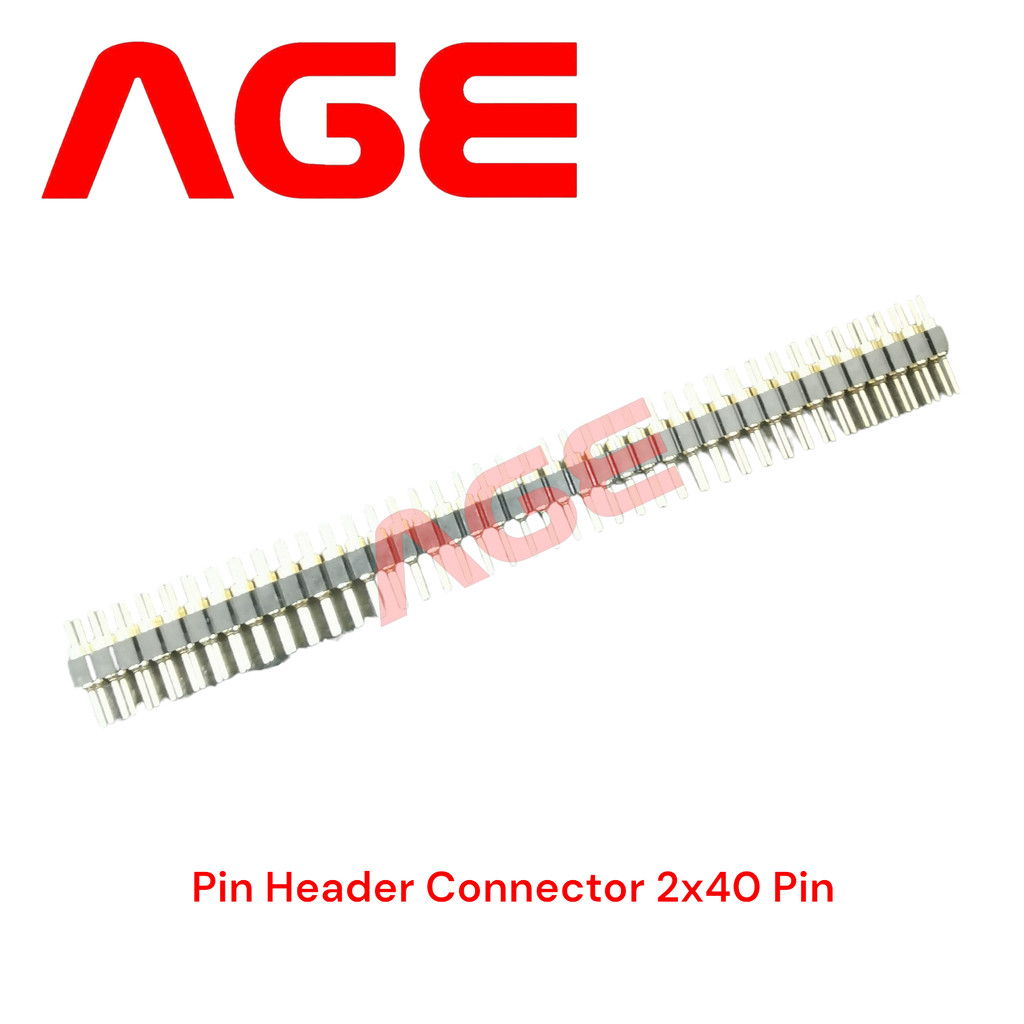 Pin Header Connector 2x40 PIN Double Row Gold 2.54mm