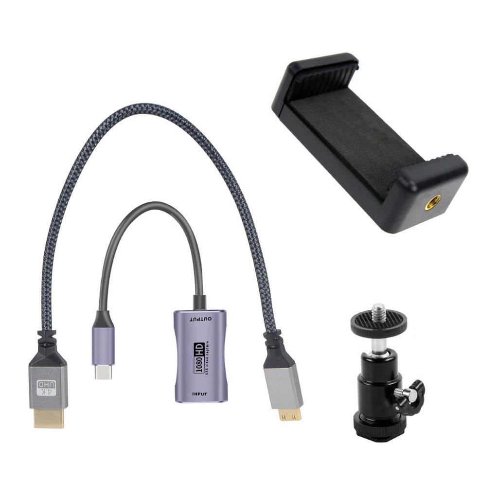 Novelgoal อะแดปเตอร์การ์ดจับภาพวิดีโอ Type-C HDMI 1080P สําหรับ Macbook PS4 5 XBox