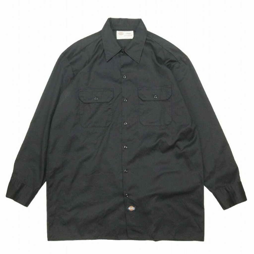 Good Condition Dickies Poly Work Shirt Cut Out Top Long Sleeve L Direct from Japan Secondhand