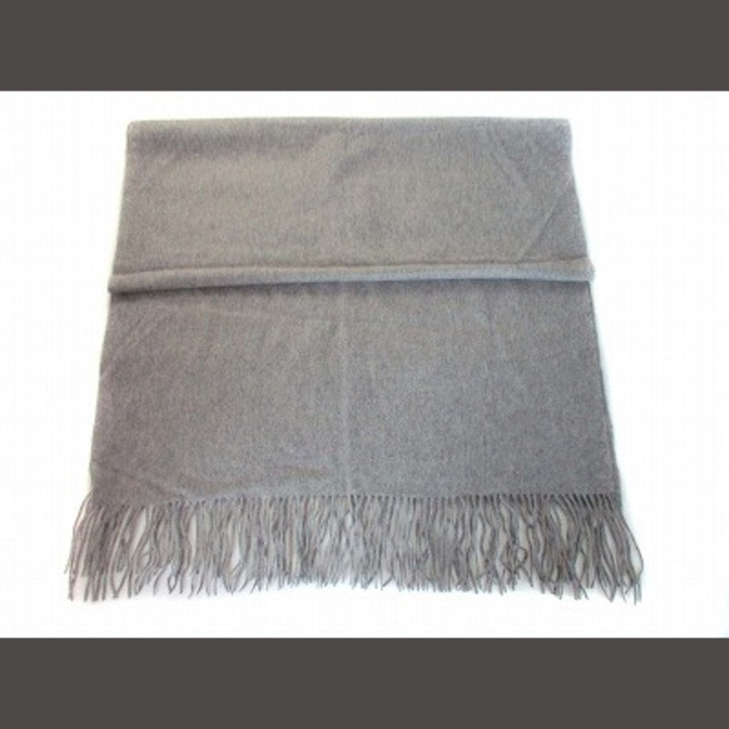 Lancel LANCEL throw shawl plain grey Direct from Japan Secondhand