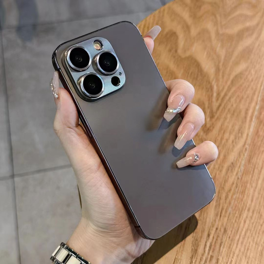 หรูหรา 3D อลูมิเนียมอัลลอยด์แก้วกล้องโทรศัพท์ฟิล์มป้องกันเคสโทรศัพท์เหมาะสําหรับ iPhone 16 15 14 13 12 11 Pro Max Plus ราคา ถูกที่สุด ดีลบีเคเค แกลเลอรีภาพที่ 9