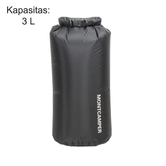 MONTACOMPER Multifunction Nylon 30D Pouch Bag 3 L - MOC38 - สีดํา