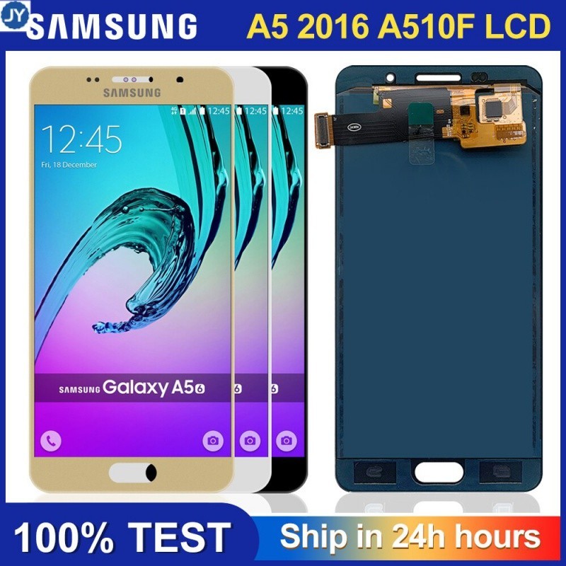 หน้าจอสัมผัส LCD ดิจิไทเซอร์ ปรับได้ สําหรับ Samsung Galaxy A5 2016 A510 a510f a510m a510fd