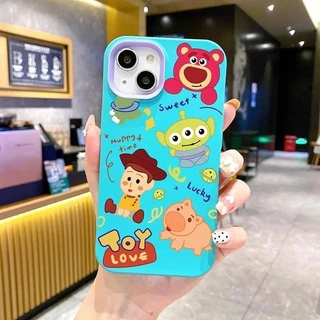 🔥POPPA🔥 ส่งจากไทย 3 In 1 เคสโทรศัพท์มือถือนิ่ม กันกระแทก สําหรับ iPhone 14 13 12 11 Promax 7 8 Plus X XR XSMax SE#873