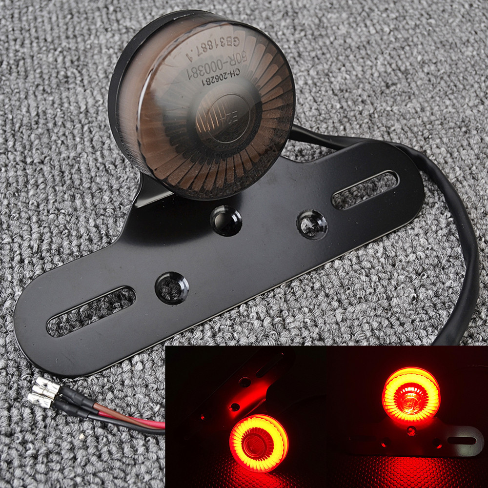 ไฟท้ายรถจักรยานยนต์ LED สําหรับ Harley Bikes Sportsters Honda Suzuki Bobber Choppe Cafe Racer