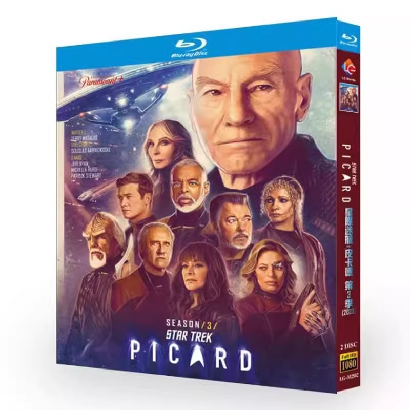 Blu-ray Disc American TV Series Star Trek Picard Season 3 ( 2023 ) 2BD F09