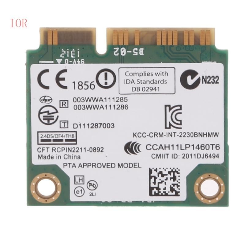 การ์ด IOR Wifi บลูทูธ 4 0 สําหรับ Wireless-N 2230 2230BNHMW Half Mini PCI-E Card