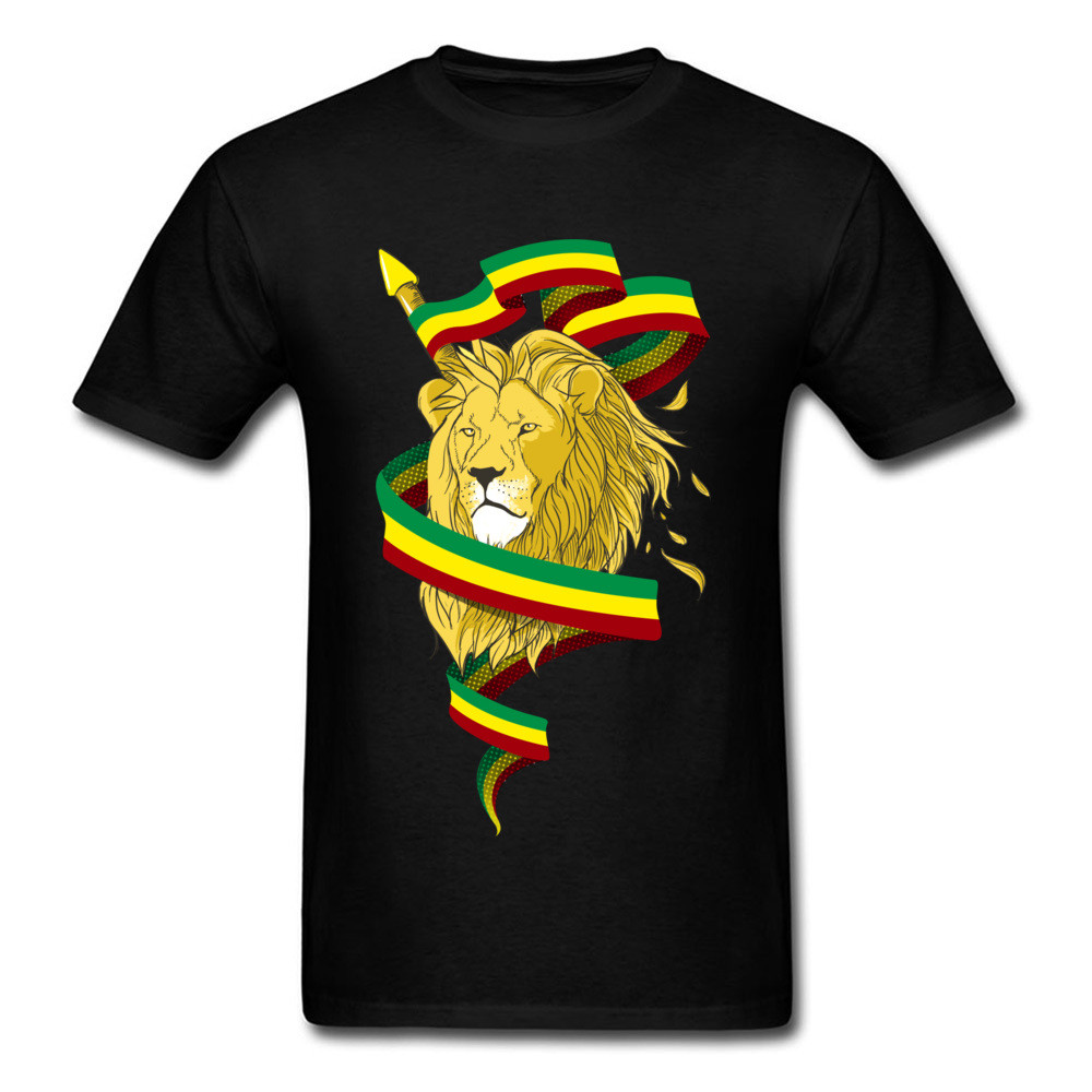 2018 ผู้ชายเสื้อยืด Reggae Lion Zion T เสื้อ Hip Hop Tshirt ยุโรปเสื้อผ้ายี่ห้อฤดูร้อนใหม่ & s Hipst