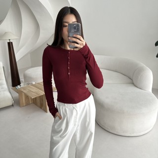 Atasan Knit Wanita Lengan Panjang High Neck Turtle Boat Neck Drape Cowl Korean Top Basic Baju Ribbed Knit Rib Long Sleeve Posha