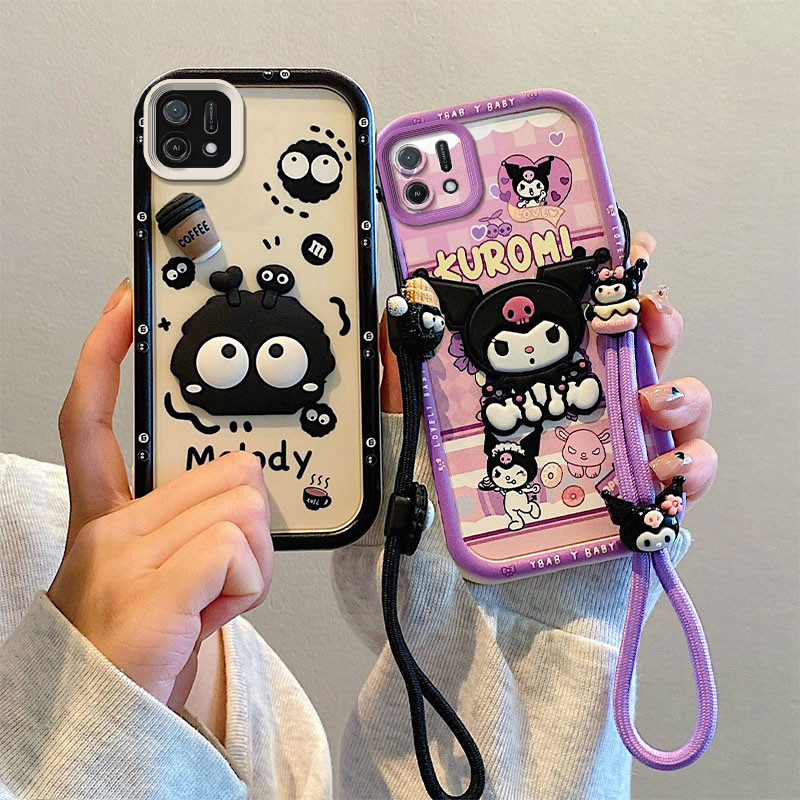 เคส oppo a16k เคสโทรศัพท์ตุ๊กตา 3D น่ารักสําหรับเคส