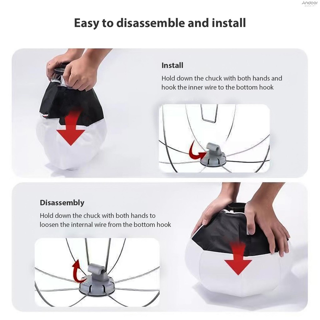 30 ซม./11.8 นิ้วโคมไฟ Softbox ทรงกลมพับกล่องนุ่มติดตั้งด่วน Mini Bowens Mount สตูดิโอการถ่ายภาพวิดีโออุปกรณ์เสริม