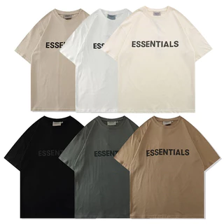 ✨ September✨คอกลมแขนสั้นผ้าฝ้ายแท้พิมพ์แฟชั่นที่เรียบง่ายหลวมเสื้อยืด