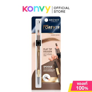 Browit Forever Sharpen Tattoo Brow Pencil 2.6g บราวอิท ดินสอเขียนคิ้วหัวแบน.