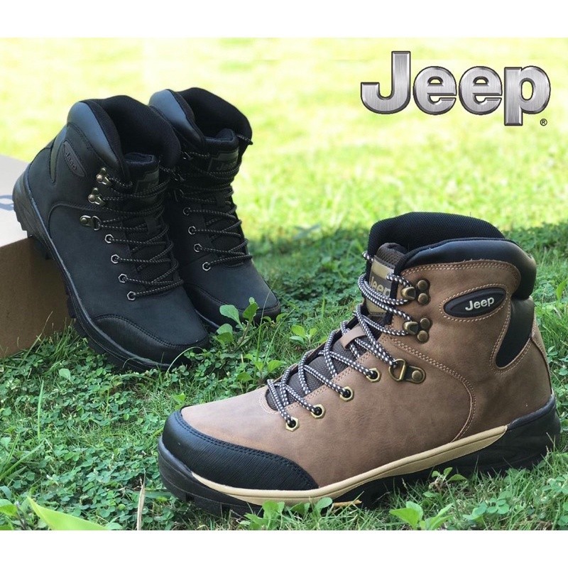 Jeep ขอแนะนํา Jungle Hiking Adventure Boots Kasut Ekspedisi Jeep Boot Lasak Gaya คุณภาพระดับพรีเมียม