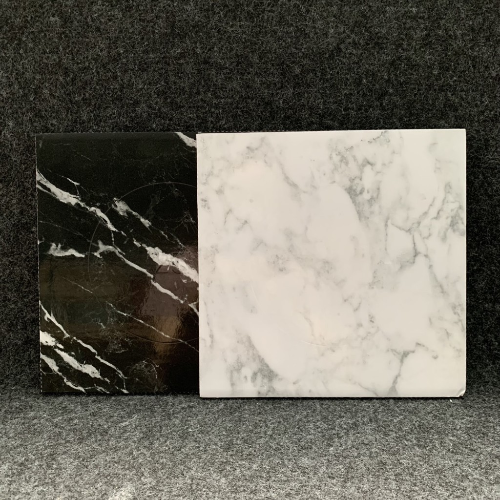 [SDW] pekanbaru/CAKE BOARD / จานเค้ก / BLACK / WHITE MARBLE SQUARE CAKE BASE