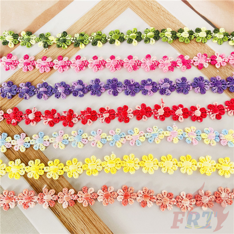 1ชิ้น ✿ แพทช์ดอกไม้ปัก 1.5 ซม.* 20 ซม. - อุปกรณ์ DIY ✿ Diy Baby Headwear Hairpin อุปกรณ์เสริมผ้าตกแต่ง