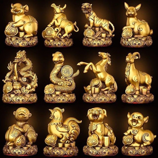 รอบด้านล่างทองเหลืองราศีเครื่องประดับทองเหลืองราศีทองแดงบริส…