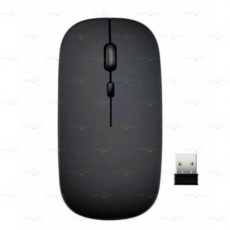 เมาส์ไร้สาย ใช้งานง่าย มีตัวรับ USB รองรับการเชื่อมต่อบลูทูธ 2.4G