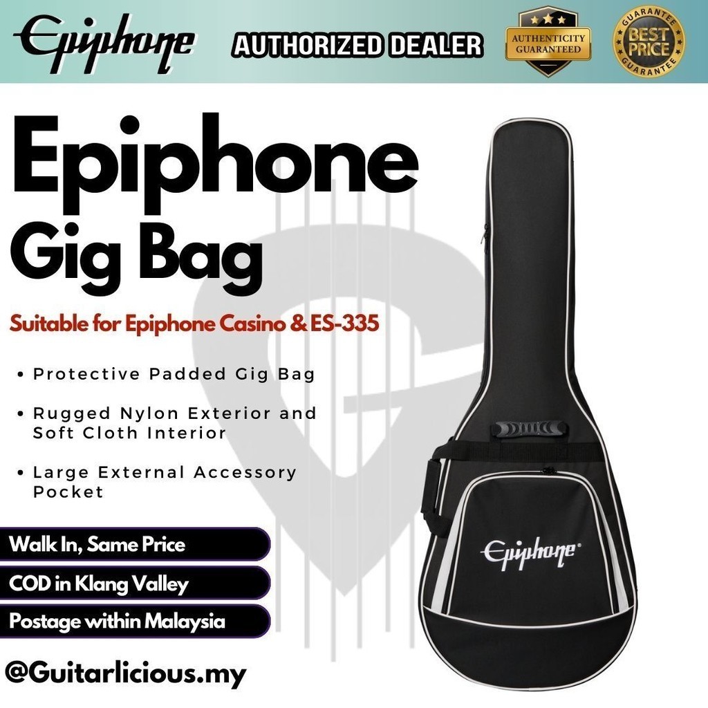 Epiphone Soft Bag for Casino& ES-335 / ES335 Semi Hollow Body Electric Guitar Case/กระเป๋า