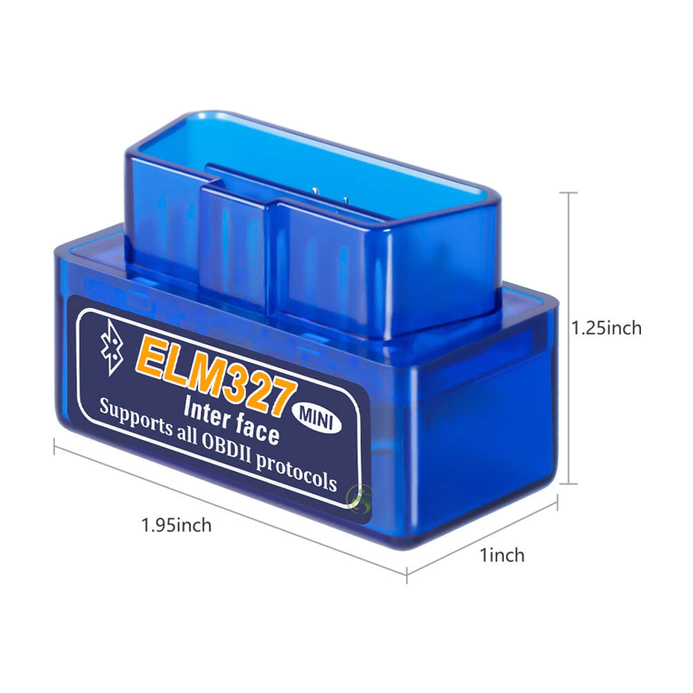 เครื่องสแกนรถยนต์ ELM327 V2.1 OBD2 Bluetooth สำหรับ IOS Android Windows thumbnail 8