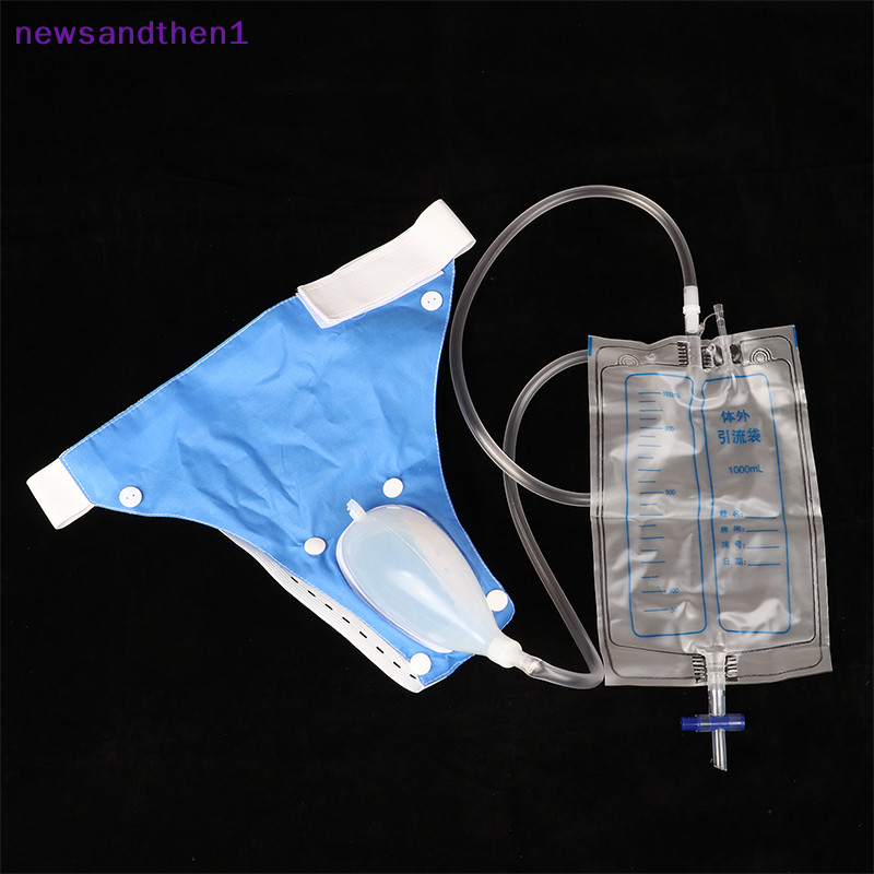 Newsandthen1 Reusable Hypo-allergenic ผู้ชายผู้หญิงสูงอายุซิลิโคนปัสสาวะสะสมกระเป๋าผู้ใหญ่ปัสสาวะกระเป๋าปัสสาวะชายหญิงห้องน้ํา