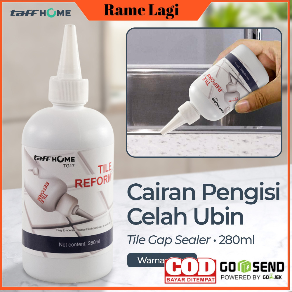 TaffiHOME Tile Gap Sealer Liquid 280ml - TG17 - สีเทา - 7RHZKIGY