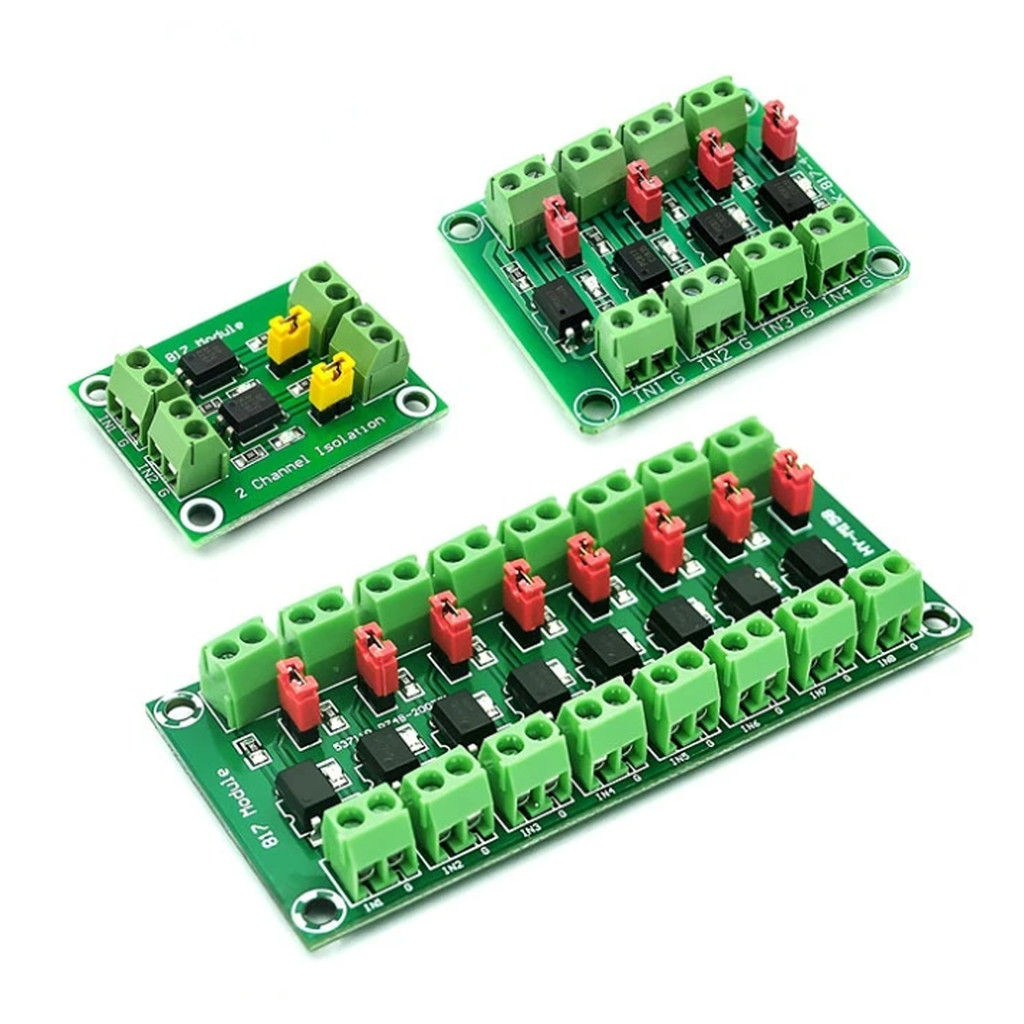 PC817 Optocoupler 2 ,4 ,8 ช่อง Voltage Isolation Board Voltage Control Transfer Module พร้อมส่งในไทย