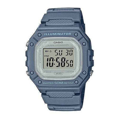 นาฬิกาแฟชั่น CASIO นาฬิกาข้อมือ สายเรซิน รุ่น W-218,W-218HC,W-218HC-2A,W-218HC-4A2,W-218HC-4A,W-218H