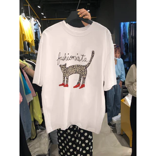[ส่งจากโรงงาน]ออก24ชั่วโมง OOOK PAPA.XQ BREAKFAST FOR CHAMPS TEE🦮(NEW! เสื้อยืดโอเวอร์ไซส์ ลายใหม่ล่าสุด พร้อมส่ง⚡️🔥)