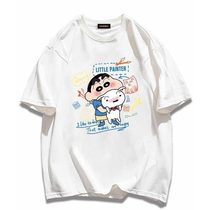 เสื้อคอตตอนสกรีนลายน่ารักมาก(yep)พร้อมส่งจากกรุงเทพเสื้อลายCHINJANGชิน