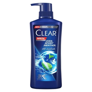 FernnyBaby เคลียร์ Clear 350ML แชมพูเคลีย หัวปั้ม ยาสระผม แชมพูสระผม แชมพูขจัดรังแค สูตร เคลียร์แชมพู สีน้ำเงิน คูลเม...