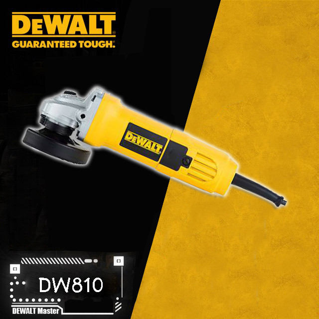 DEWALT เครื่องเจียร์ 4นิ้ว รุ่น DW810 กำลัง 710 วัตต์ (สวิทซ์ท้าย) ลูกหมู