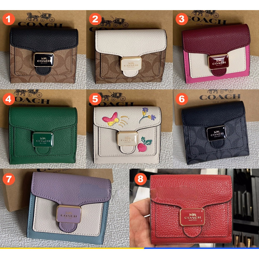 C7805 C7428 C6950 C8727 กระเป๋าสตางค์พริกไทยผู้หญิงพับกระเป๋าสั้น Dompet Wanita 7805 7428 6950 8727