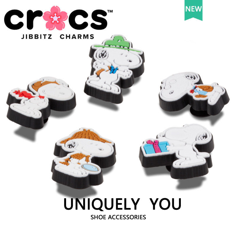 Jibbitz crocs charms หัวเข็มขัดรองเท้า Snoopy Series การ์ตูนน่ารัก อุปกรณ์เสริมรองเท้า