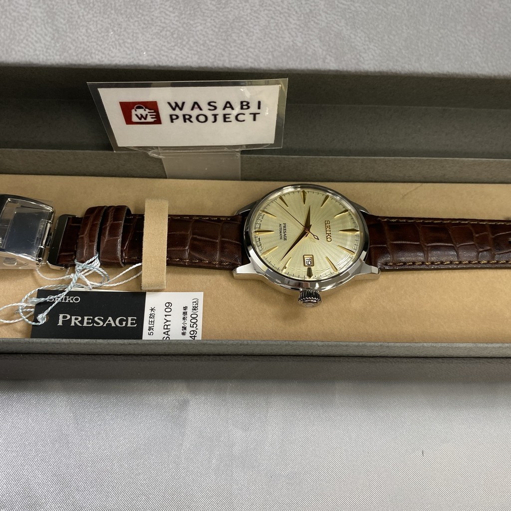 [Authentic★Direct from Japan] SEIKO SARY109 Unused PRESAGE BASIC Automatic Hardlex Ivory SS Men Wrist watch นาฬิกาข้อมือ