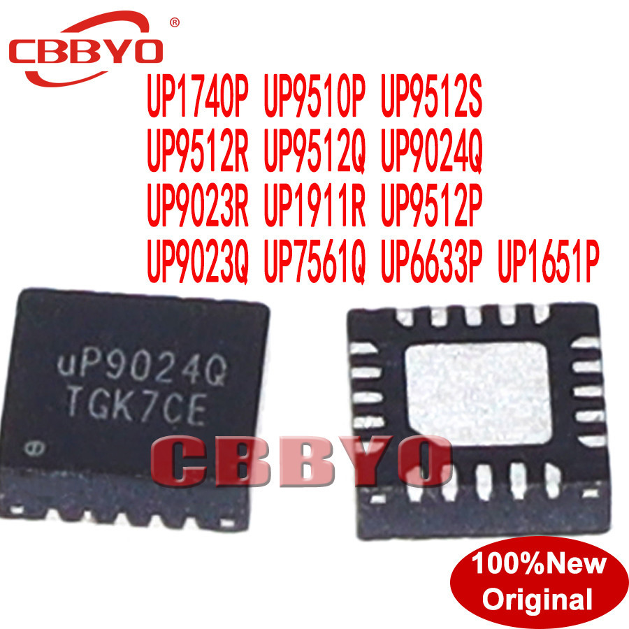 วงจรรวม QFN UP1740P UP9510P UP9512S UP9512R UP9512Q UP9024Q UP9023R UP1911R UP9512P UP9023Q UP7561Q 