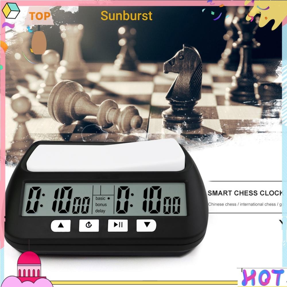 [Sunburst11.th] นาฬิกาจับเวลา นับถอยหลัง แบบมืออาชีพ สําหรับหมากรุกสากล [Sunburst11.th]