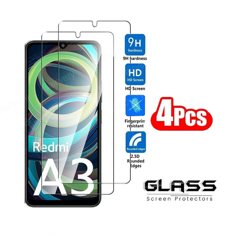 ฟิล์มกระจกนิรภัยกันรอยหน้าจอ 9D กันระเบิด สําหรับ Xiaomi Redmi A3 a 3 6.71 นิ้ว 23129RN51X MZB0H0KIN