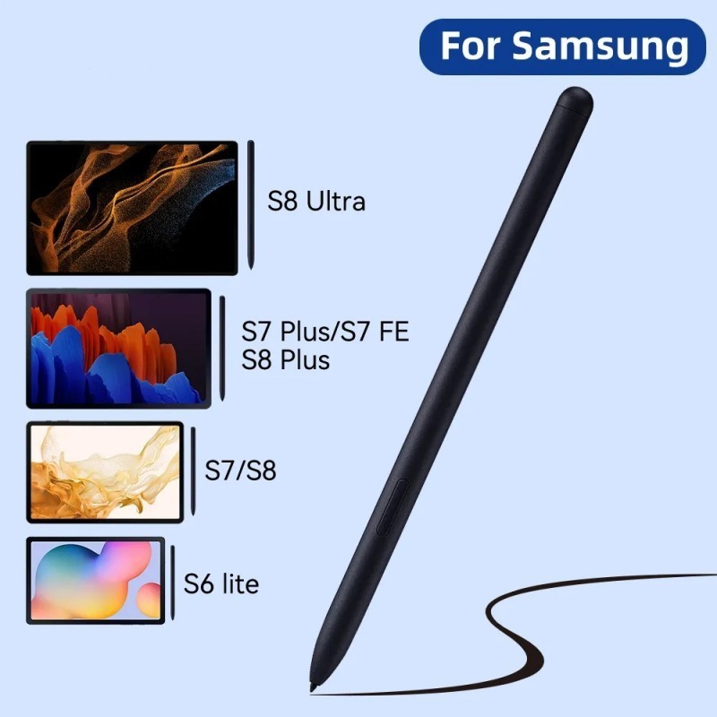 ปากกาแม่เหล็กไฟฟ้า สําหรับ Samsung Tablet Stylus S Pen Tab S8 S8+ S8 Ultra S7 FE S7+ S6 Lite