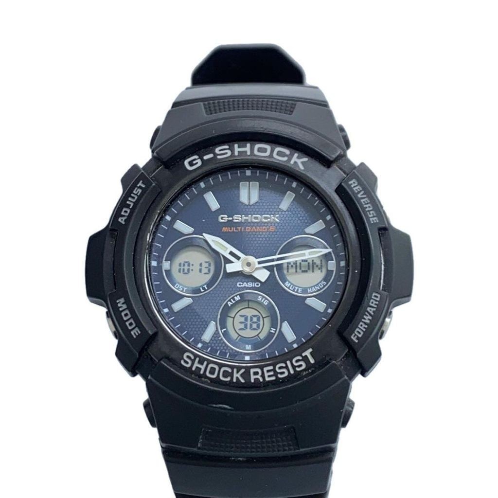 CASIO Wrist Watch G-Shock Black Men's Solar Direct from Japan Secondhand