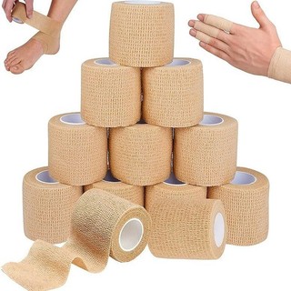 ผ้าล็อค ผ้าพันแบบยืดหยุ่น ผ้าพันแผล เทปแผลแบบยืดหยุ่น bandage ยาว 4.5 เมตร