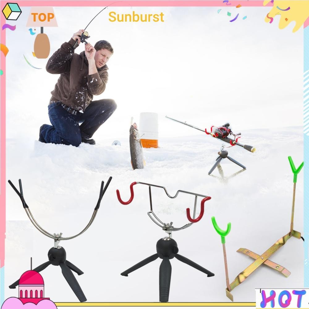 [Sunburst11.th] ที่วางคันเบ็ดตกปลา แบบสองหัว ติดตั้งง่าย แบบพกพา